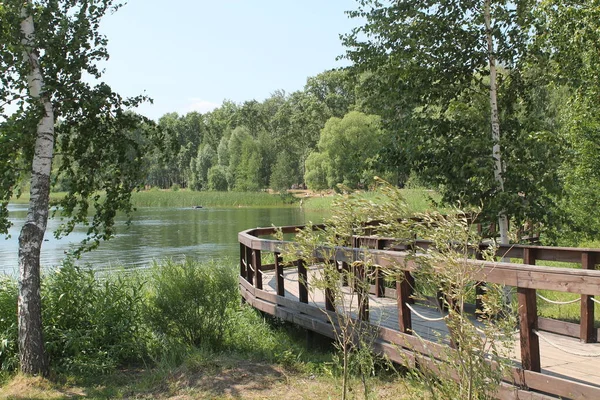 Озеро Светлоар Нижньому Новгороді Росія — стокове фото