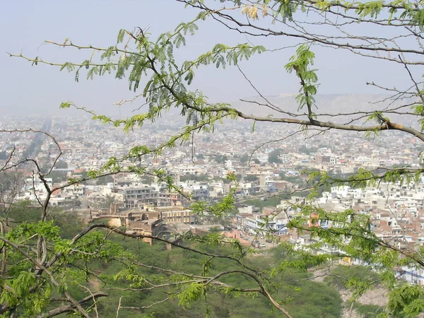 Stadtgebiet Von Jaipur Indien Von Oben — Stockfoto