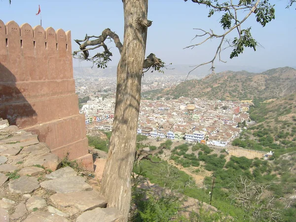 Hindistan 'ın Jaipur şehri yukarıdan