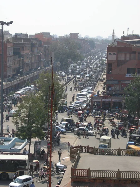 Hindistan 'da trafik vardı. Jaipur..