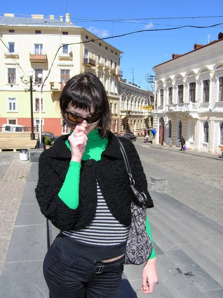 Chernivtsi, Ukrayna 'da Kız