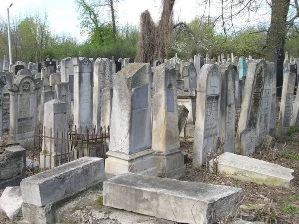 Vecchio Cimitero Chernivtsi Ucraina — Foto Stock