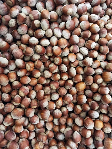 Büyük miktarlarda fındık.