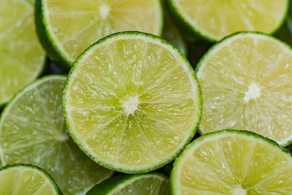 Sluiten Tot Limoen Citroenvruchten — Stockfoto