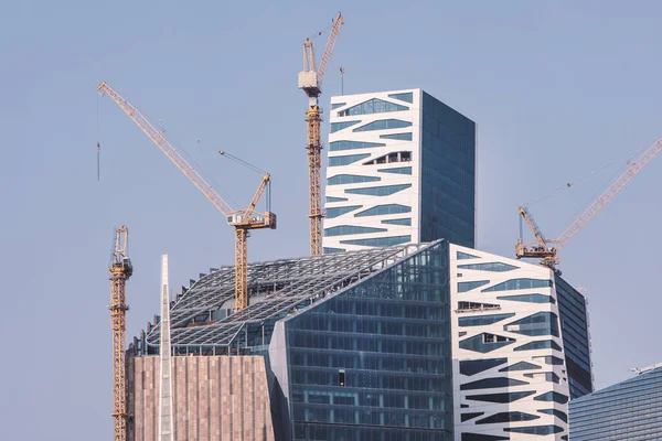サウジアラビアのリヤド Ksa 9月22 2018新しい建物は リヤドの新しいキングアブドッラー金融地区に建設されます — ストック写真