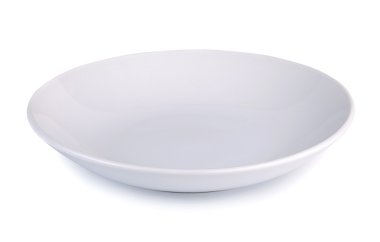 beyaz arkaplanda izole edilmiş beyaz plaka