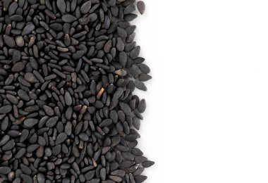 siyah susam tohumları arka plan