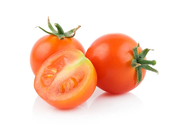 Tomate sur fond blanc — Photo