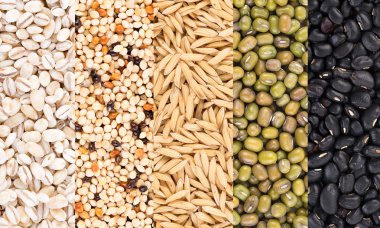 closeup tahıl arka plan. Gıda arka plan