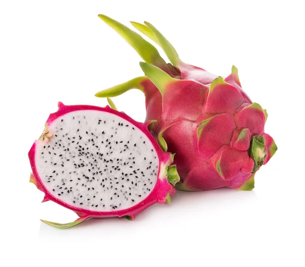 Dragon Fruit isolé sur fond blanc. — Photo