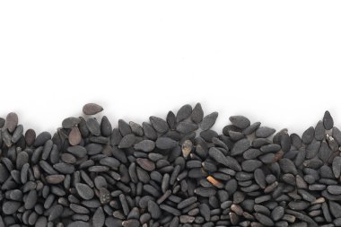 siyah susam tohumları arka plan