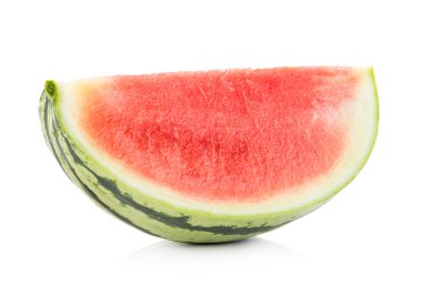 Beyaz arkaplanda karpuz