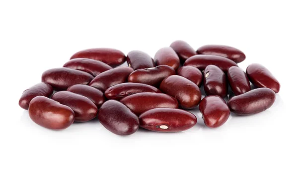 백색 backgroun에 고립 된 빨간 콩 — 스톡 사진
