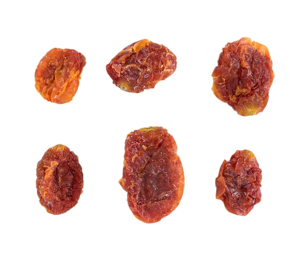 Getrocknete Tomaten isoliert auf weißem Hintergrund — Stockfoto
