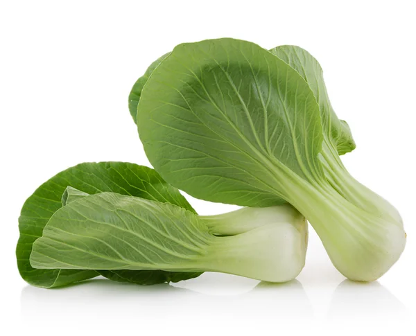 Fresh cos (lettuce) on white background — Stock Photo, Image