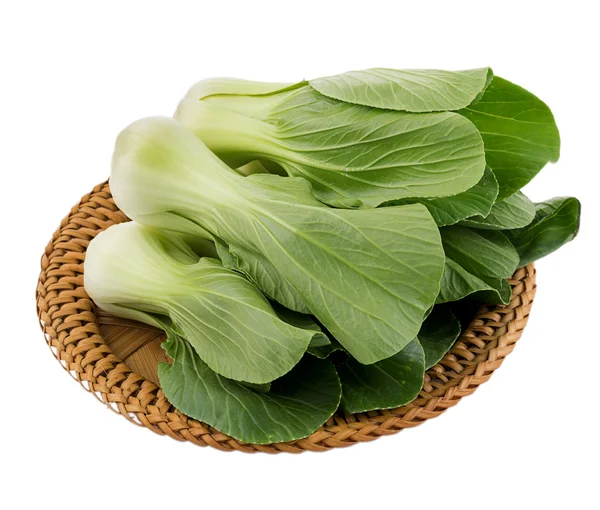 Fresh cos (lettuce) on white background — Stock Photo, Image