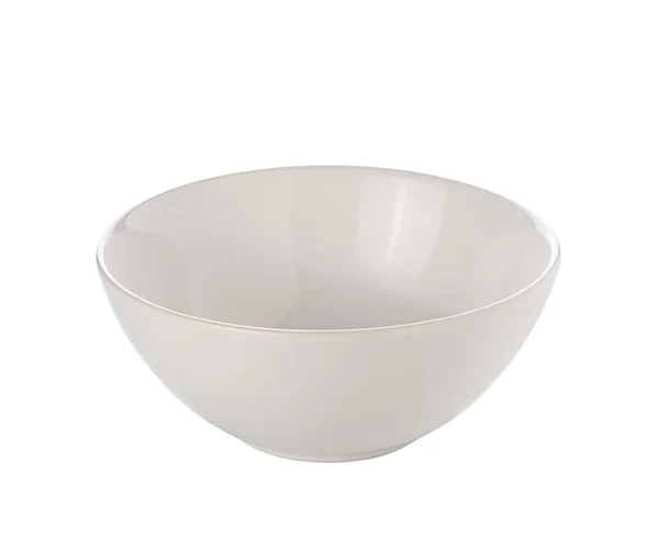 White bowl isolated on white background — Stock Photo, Image