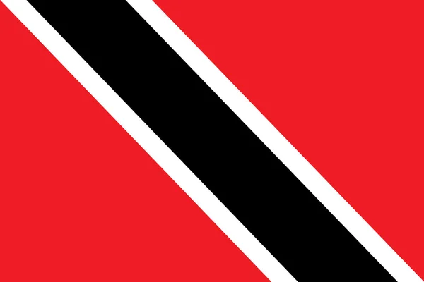 Bandiera di Trinidad e Tobago — Vettoriale Stock