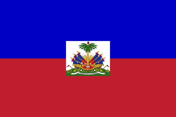 Haitis flagga — Stock vektor