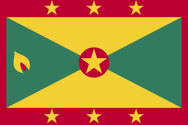 Grenada lobogója — Stock Vector