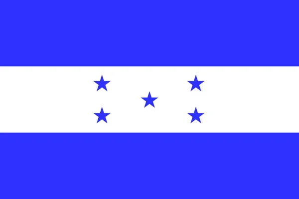 洪都拉斯国旗 — 图库矢量图片