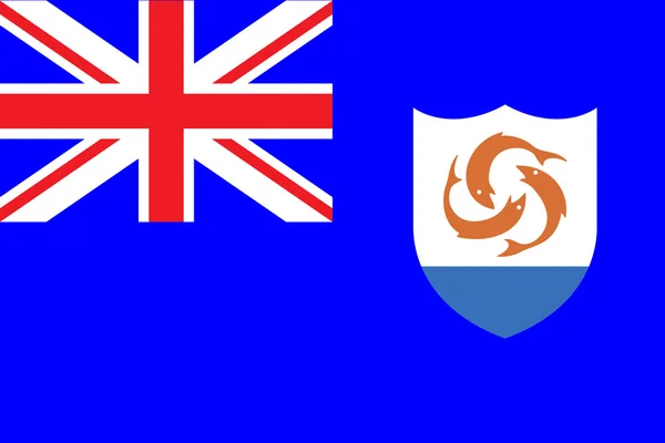 Lijst van vlaggen van anguilla — Stockvector