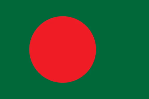 Bandera de Bangladesh — Vector de stock