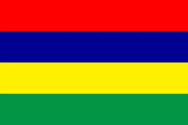 Bandeira de Mauritius —  Vetores de Stock