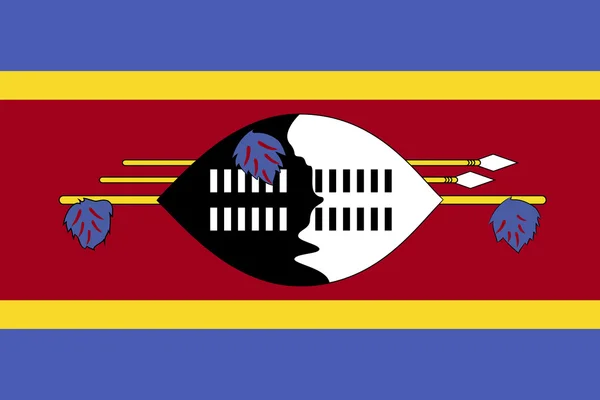 Drapeau du Swaziland — Image vectorielle