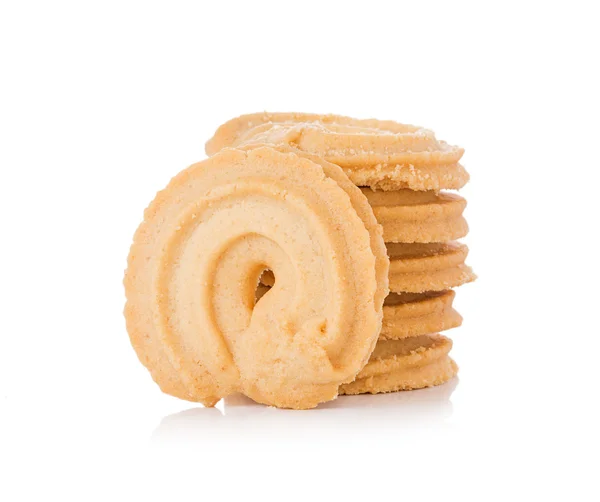 Cookies που απομονώνονται σε λευκό φόντο — Φωτογραφία Αρχείου