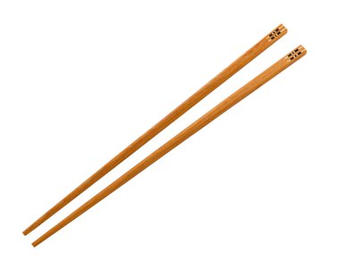 Ahşap çubuklar beyaz arka plan üzerinde çiftleri