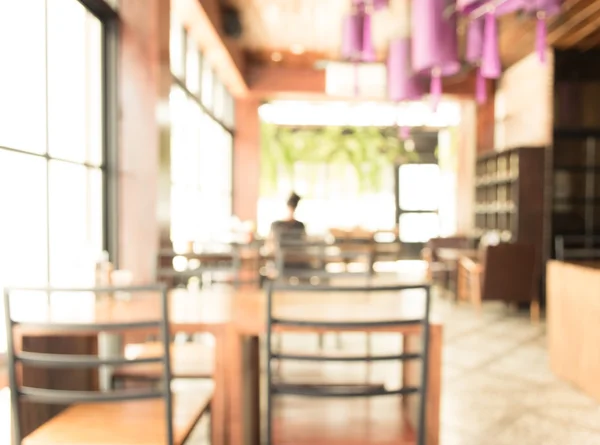 Coffee Shop verschwimmen Hintergrund mit Bokeh-Bild — Stockfoto