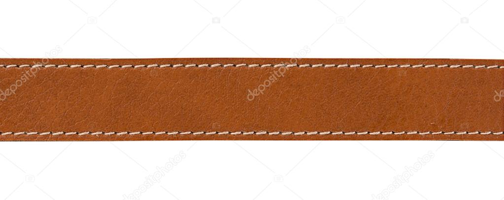 leather with seam, belt background