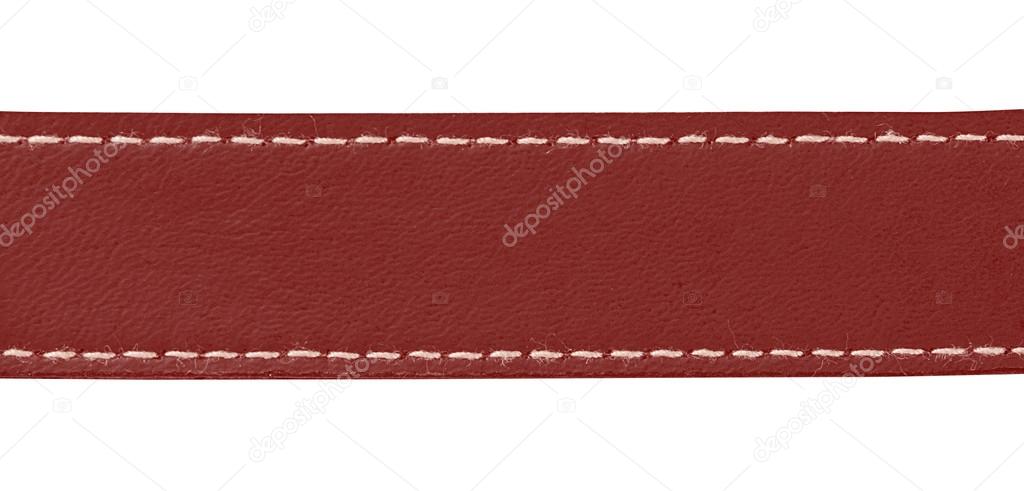 leather with seam, belt background