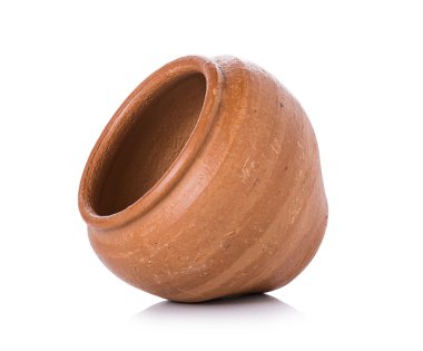 Kil Kupası beyaz zemin üzerine