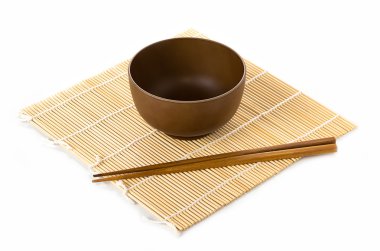 geleneksel Japon restoranı gereçler sopa ile