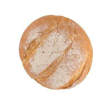 beyaz zemin üzerinde geleneksel ekmek