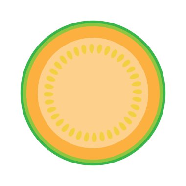 Half.Vector içinde dilimlenmiş kavun