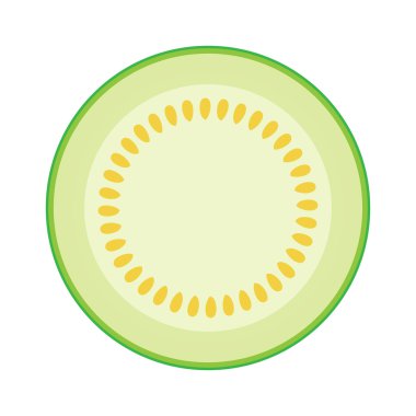 Half.Vector içinde dilimlenmiş kavun