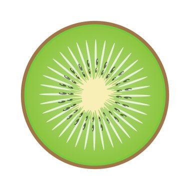 Half.Vector içinde dilimlenmiş kivi