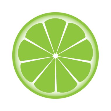 Half.Vector içinde dilimlenmiş limon