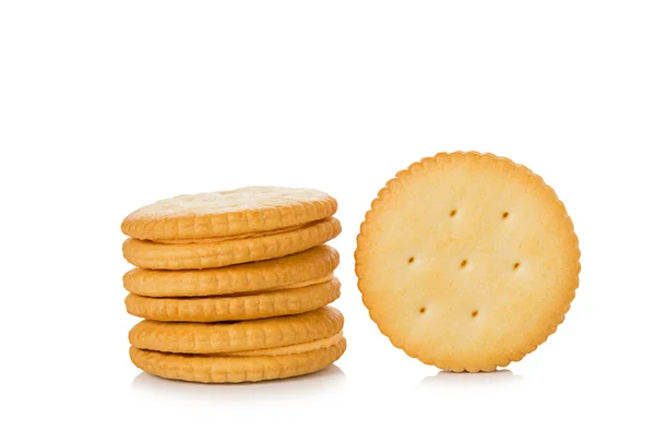 Biscuits on white background — Stock Photo, Image