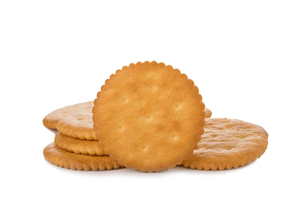 Kekse auf weißem Hintergrund — Stockfoto