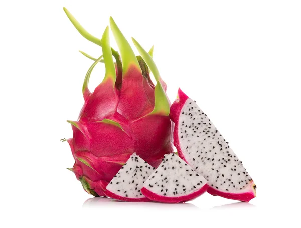 Dragon Fruit isolé sur fond blanc. — Photo