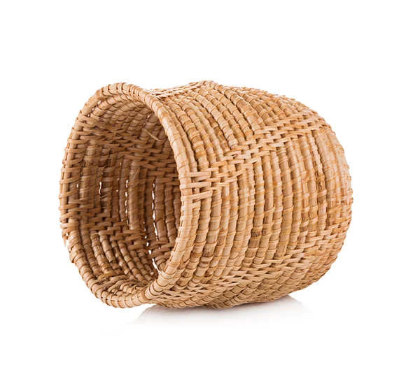 Closeup basket isolated on white background — Stock Photo, Image