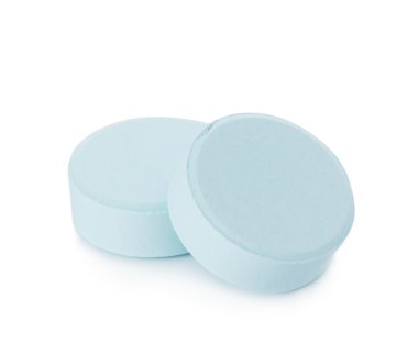 Hap mavi beyaz arka plan üzerinde izole