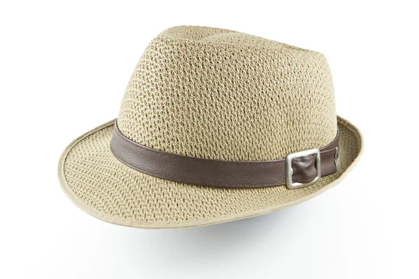 Brown hat on white background — Stock Photo, Image