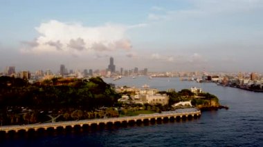 Kaohsiung 'un havadan görünüşü
