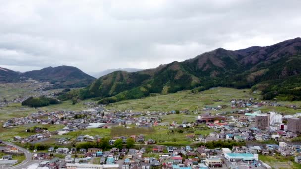 Skyline Vista Aérea Nagano — Vídeo de Stock