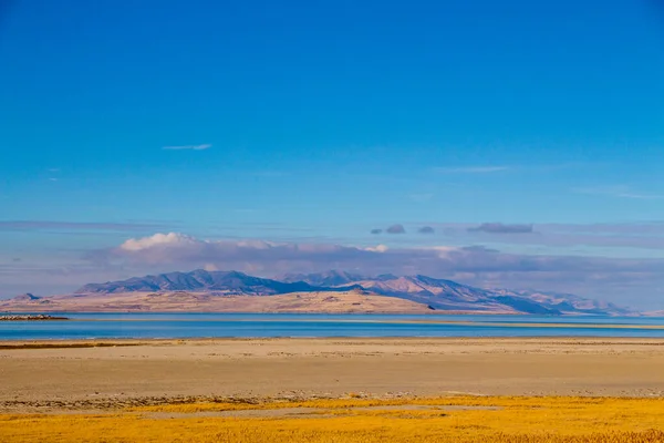 Θέα Του Πάρκου Antelope Island — Φωτογραφία Αρχείου